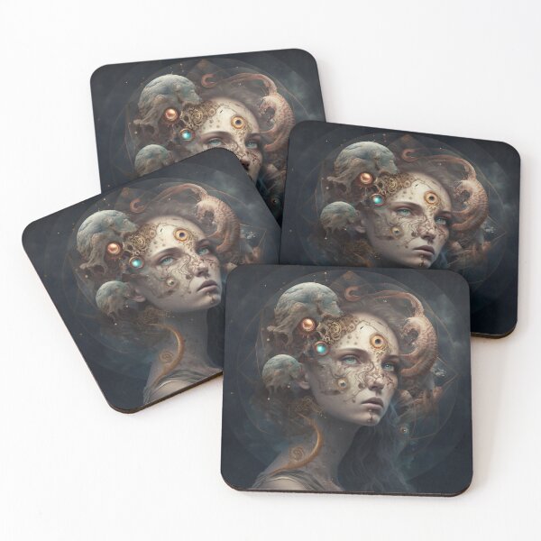 Item preview, Esoteric Wall Art, Metal Wall Art, Scorpio, Female, Male, Zodiacal Sign, Esoteric, Astrology, Fantasy, Mystery, Gift designed and sold by esoTeriko.