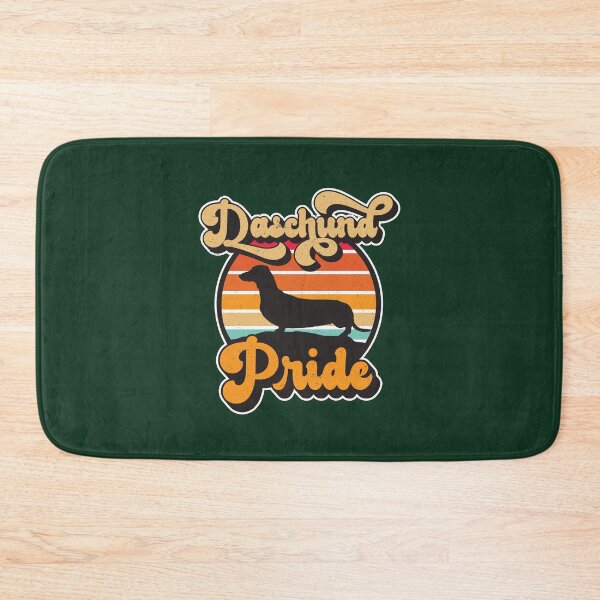 Item preview, Dachsund Pride Retro Sunset Dog Silhouette Pet Design designed and sold by CRHPOD20.