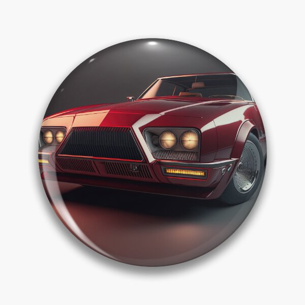 Item preview, Red beautiful vintage classic car on a clean dark background  designed and sold by OwnByCats.