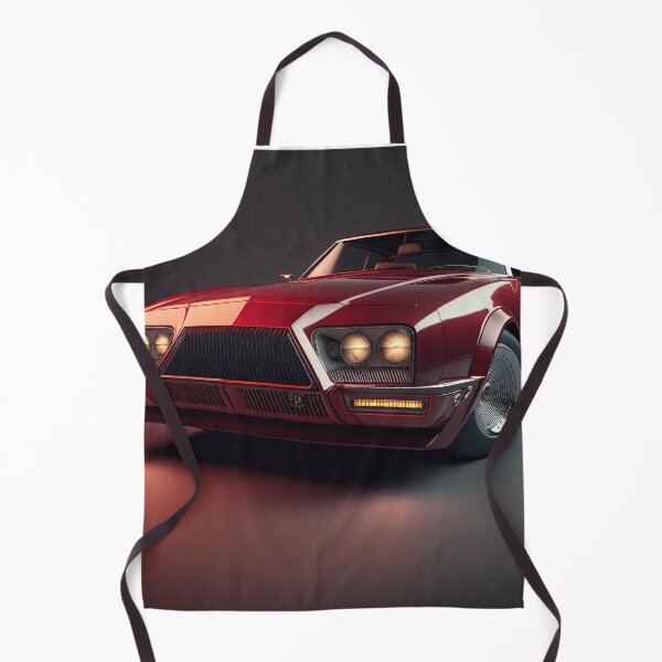 Item preview, Red beautiful vintage classic car on a clean dark background  designed and sold by OwnByCats.
