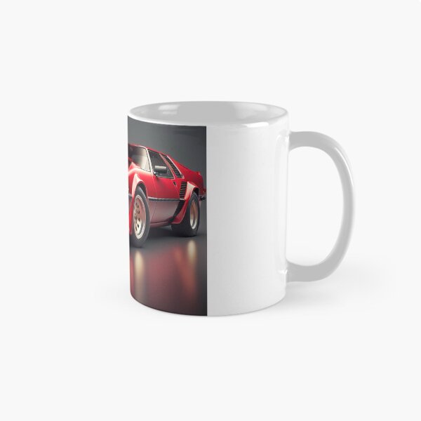 Item preview, Red beautiful vintage sport car on a clean dark background designed and sold by OwnByCats.