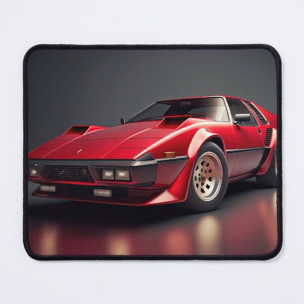 Item preview, Red beautiful vintage sport car on a clean dark background designed and sold by OwnByCats.