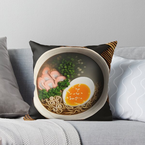 Item preview, Japanese Ramen - Noodles, Pork, Egg, Chives, Broth designed and sold by DanTheManDan.