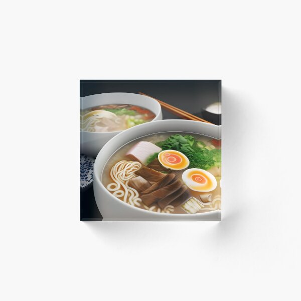 Item preview, Japanese Ramen - Noodles, Pork, Egg, Chives, Broth designed and sold by DanTheManDan.