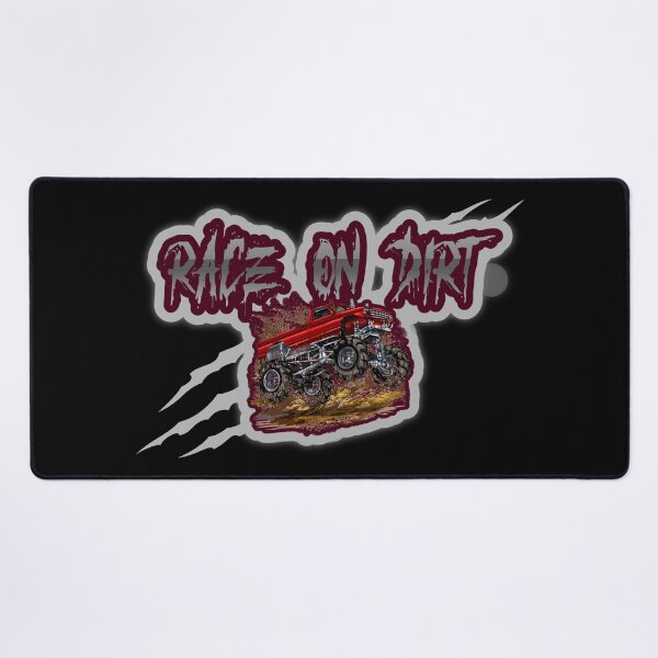 Item preview, Race On Dirt Red Metallic Monster Truck designed and sold by darknessjeff86.