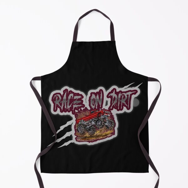 Item preview, Race On Dirt Red Metallic Monster Truck designed and sold by darknessjeff86.