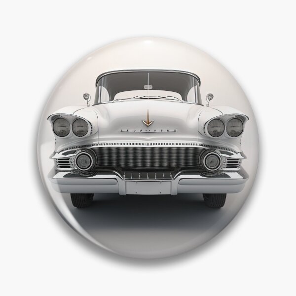 Item preview, White beautiful vintage car on a clean background designed and sold by OwnByCats.