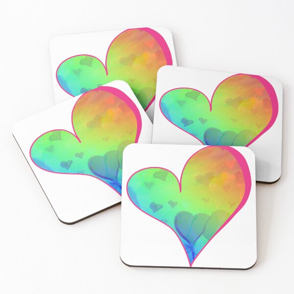 Item preview, Rainbow Valentine Hearts designed and sold by India2022.