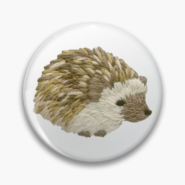 Item preview, Little Hedgehog Embroidered Patch designed and sold by moonfawnco.