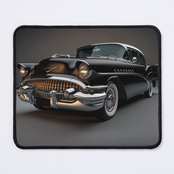 Item preview, Black beautiful vintage car on a clean background designed and sold by OwnByCats.