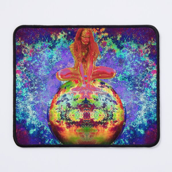 Item preview, Wandering Planet Nibiru Astral Goddess Sitting in galaxy by Tribal Trouble Painter designed and sold by tribaltrouble.