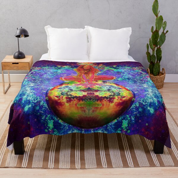 Item preview, Wandering Planet Nibiru Astral Goddess Sitting in galaxy by Tribal Trouble Painter designed and sold by tribaltrouble.