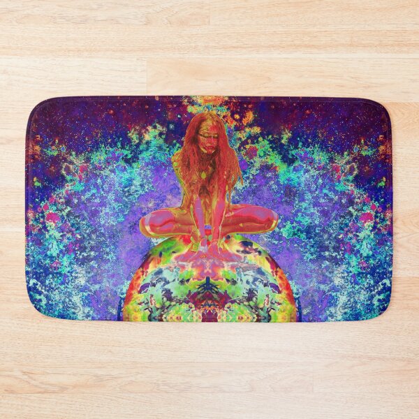 Item preview, Wandering Planet Nibiru Astral Goddess Sitting in galaxy by Tribal Trouble Painter designed and sold by tribaltrouble.