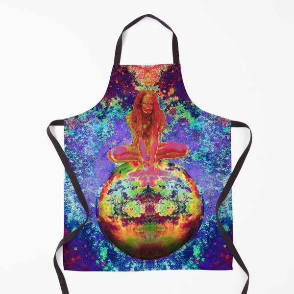 Item preview, Wandering Planet Nibiru Astral Goddess Sitting in galaxy by Tribal Trouble Painter designed and sold by tribaltrouble.