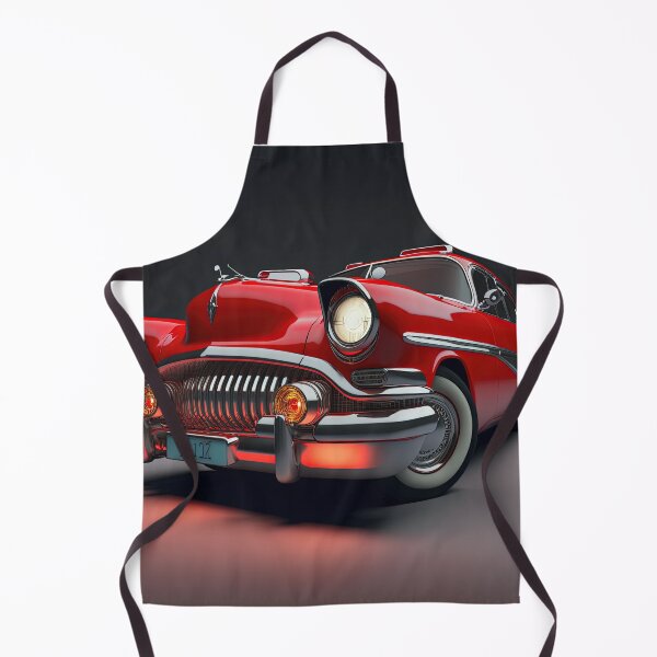 Item preview, Red beautiful vintage sport car on a clean dark background designed and sold by OwnByCats.