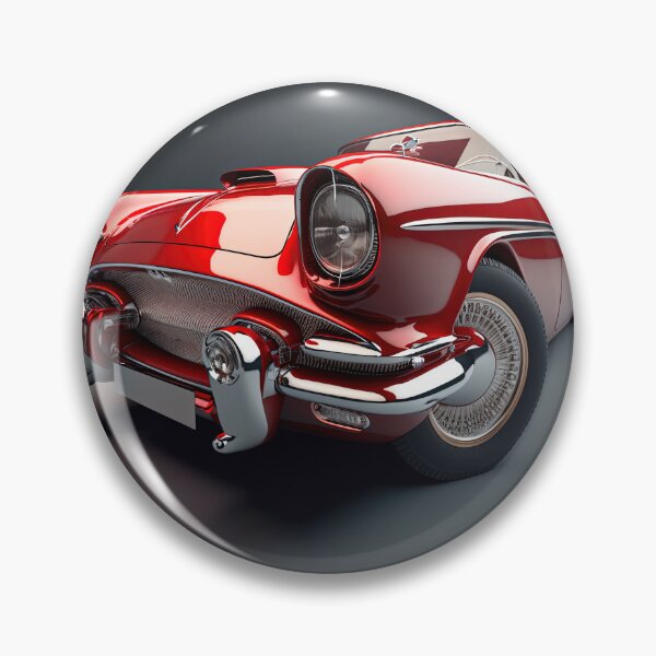 Item preview, Red beautiful vintage sport car on a clean dark background designed and sold by OwnByCats.