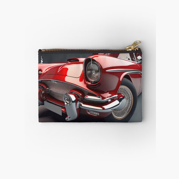 Item preview, Red beautiful vintage sport car on a clean dark background designed and sold by OwnByCats.