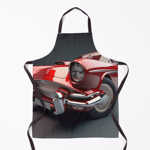 Item preview, Red beautiful vintage sport car on a clean dark background designed and sold by OwnByCats.