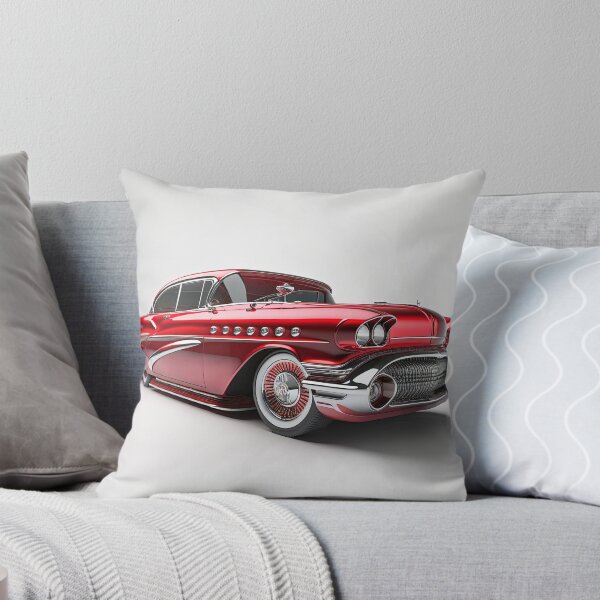 Item preview, Red beautiful vintage car on a clean background designed and sold by OwnByCats.