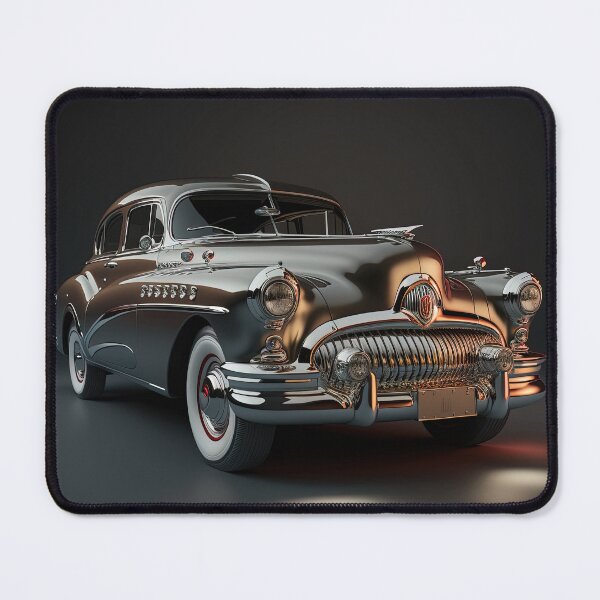 Item preview, Black beautiful vintage car on a clean background designed and sold by OwnByCats.