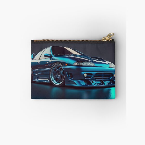 Item preview, Blue 80s vibe vintage car on a clean background designed and sold by OwnByCats.