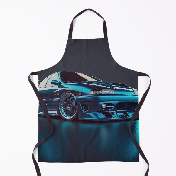 Item preview, Blue 80s vibe vintage car on a clean background designed and sold by OwnByCats.