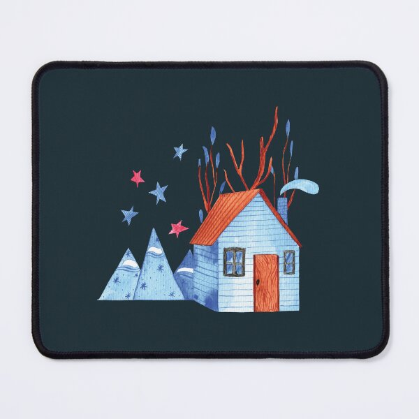 Item preview, Cute winter cabin designed and sold by pinkyfish1010.