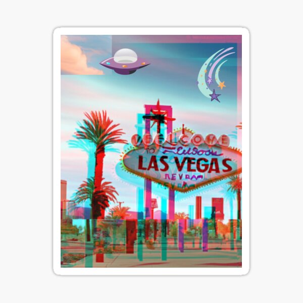 Trippy Las Vegas Sticker