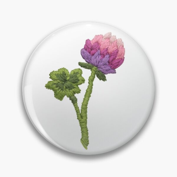 Item preview, Lucky Clover Embroidered Patch designed and sold by moonfawnco.