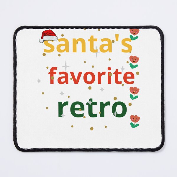 Item preview, Santas Favorite Teacher Retro Groovy Christmas Xmas Women Essential T-Shirt designed and sold by laouamra.