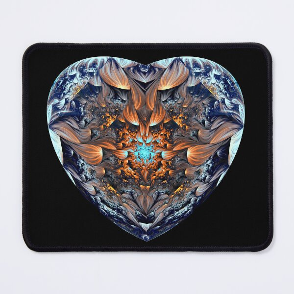 Item preview, Firey Heart - Fractal Art designed and sold by jade-cooper-art.