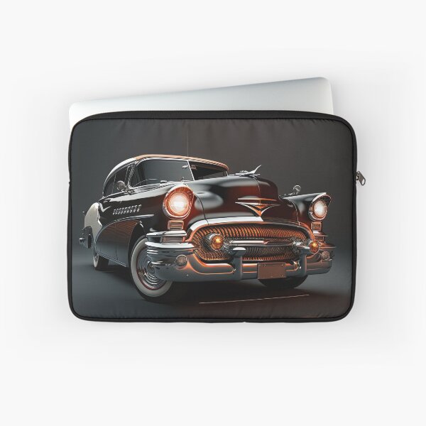 Item preview, Black vintage car on a clean dark background designed and sold by OwnByCats.