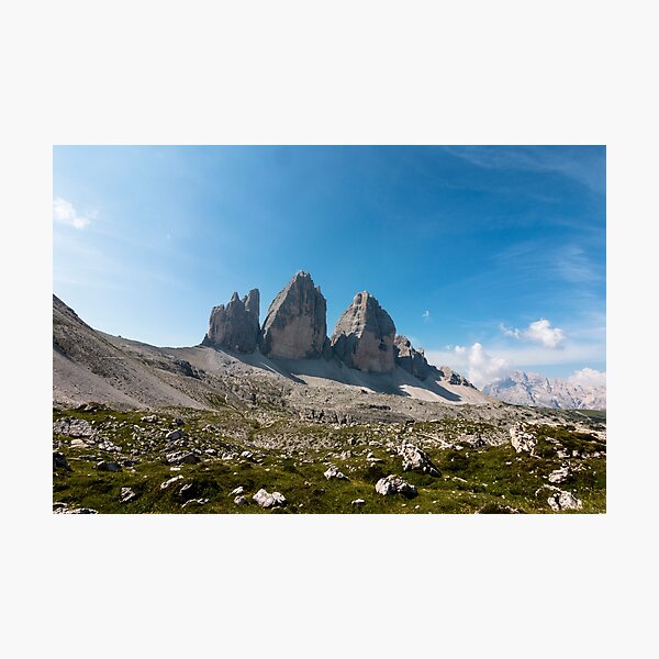 Three peaks of Lavaredo Photographic Print