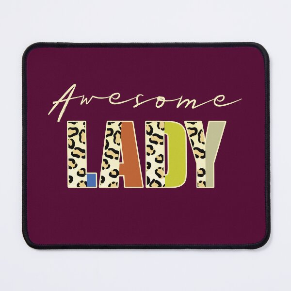 Item preview, Awesome Lady Leopard Print Text Retro Family Quote designed and sold by CRHPOD20.