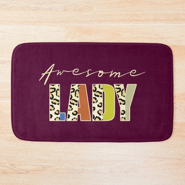 Item preview, Awesome Lady Leopard Print Text Retro Family Quote designed and sold by CRHPOD20.