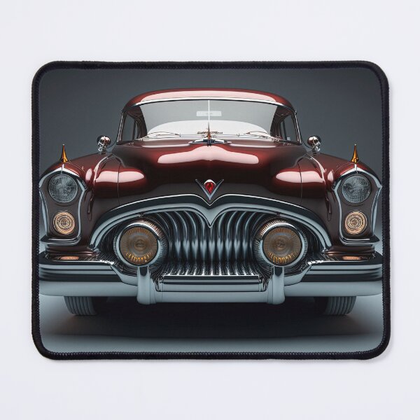Item preview, Red vintage car on a clean background designed and sold by OwnByCats.