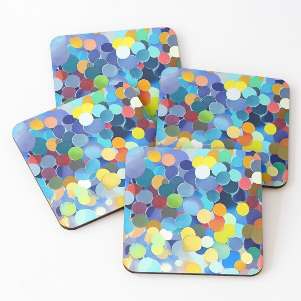 Item preview, Distorted Priority: Painting in Ellipse - Colorful Circular and Oval Shape Pattern  designed and sold by bandjdesigns.