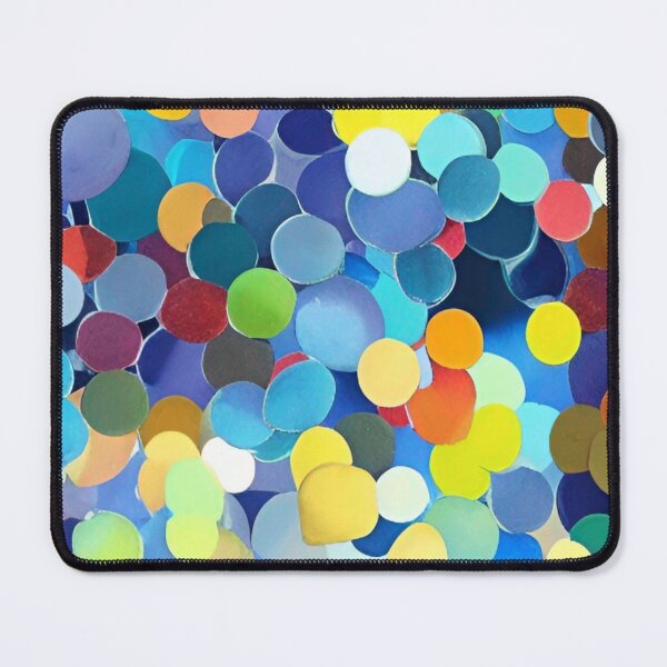 Item preview, Distorted Priority: Painting in Ellipse - Colorful Circular and Oval Shape Pattern designed and sold by bandjdesigns.