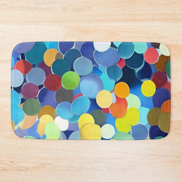 Item preview, Distorted Priority: Painting in Ellipse - Colorful Circular and Oval Shape Pattern  designed and sold by bandjdesigns.
