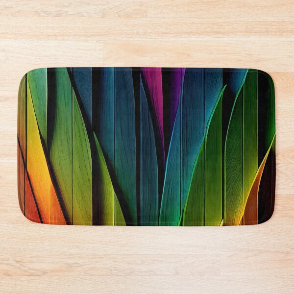 Item preview, Rainbow Tones Wooden Plank Beam Style Pattern designed and sold by ClairesPatterns.