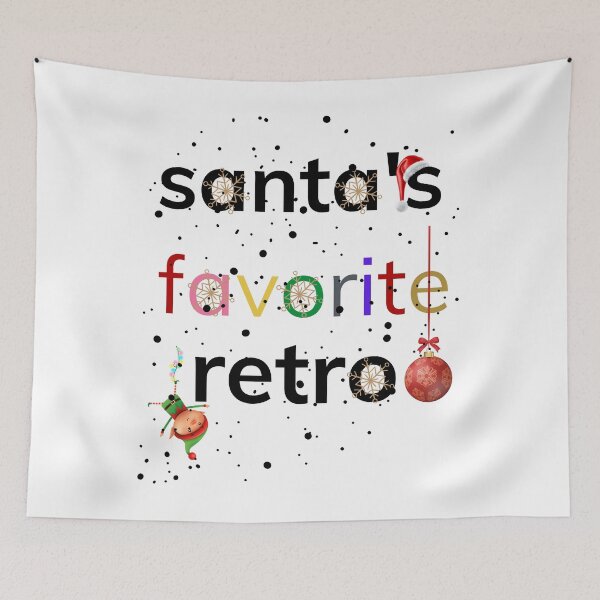 Item preview, Santas Favorite Teacher Retro Groovy Christmas Xmas Women Essential T-Shirt designed and sold by laouamra.