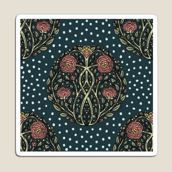Item preview, Reflected Gothic Vines and Flowers  designed and sold by AmberMaeJacobs.