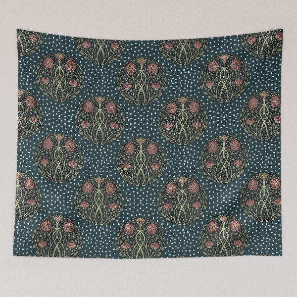 Item preview, Reflected Gothic Vines and Flowers  designed and sold by AmberMaeJacobs.