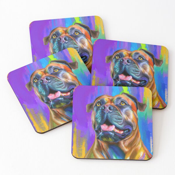 Item preview, Cane Corso (Large) vibrant rainbow colors. designed and sold by AIK9Artwork.