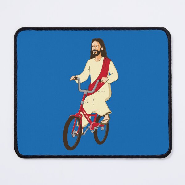 Item preview, Christ on a Bike - Funny Religious Lord Jesus Church Group Easter Gift designed and sold by TangoCharlieNZ.