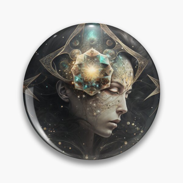 Item preview, Virgo, Female, Zodiacal Sign, Esoteric, Astrology, Fantasy, Mystery, Gift, Esoteric Wall Art, Metal Wall Art designed and sold by esoTeriko.