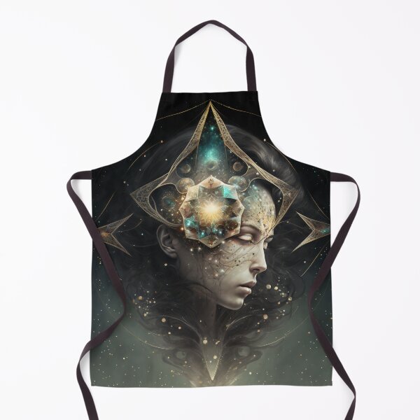 Item preview, Virgo, Female, Zodiacal Sign, Esoteric, Astrology, Fantasy, Mystery, Gift, Esoteric Wall Art, Metal Wall Art designed and sold by esoTeriko.