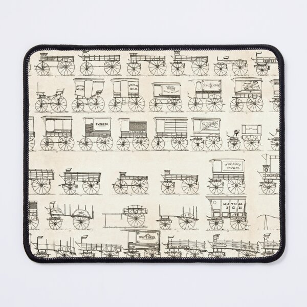 Item preview, Wagon and Carriage Designs 1881 designed and sold by Daniel Hagerman.