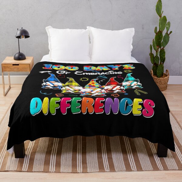 Item preview, Gnome 100 Days Of School Embracing Differences Kids Are Smarter designed and sold by Ibettson Justine.