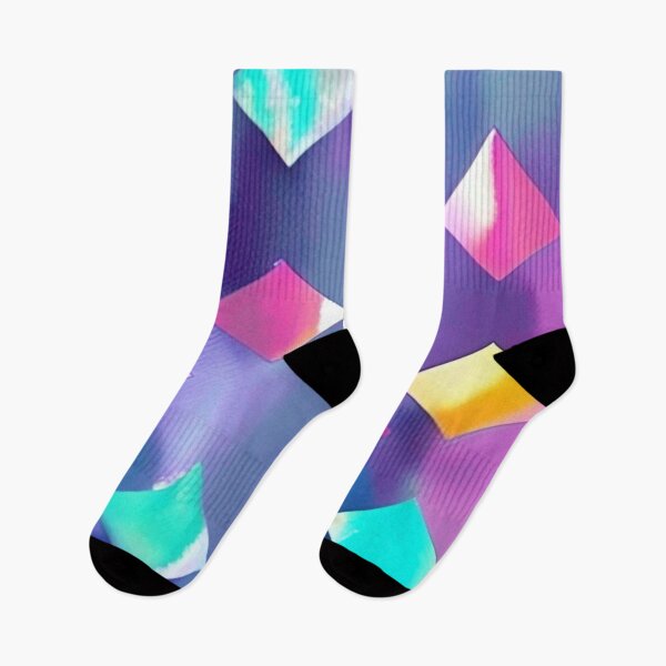 Item preview, The Perceptive Vision - Colorful Diamond and Pyramid Triangular Shape Pattern designed and sold by bandjdesigns.